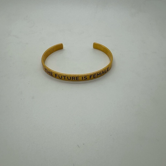 The Future is Female adjustable cuff bracelet - Picture 4 of 6